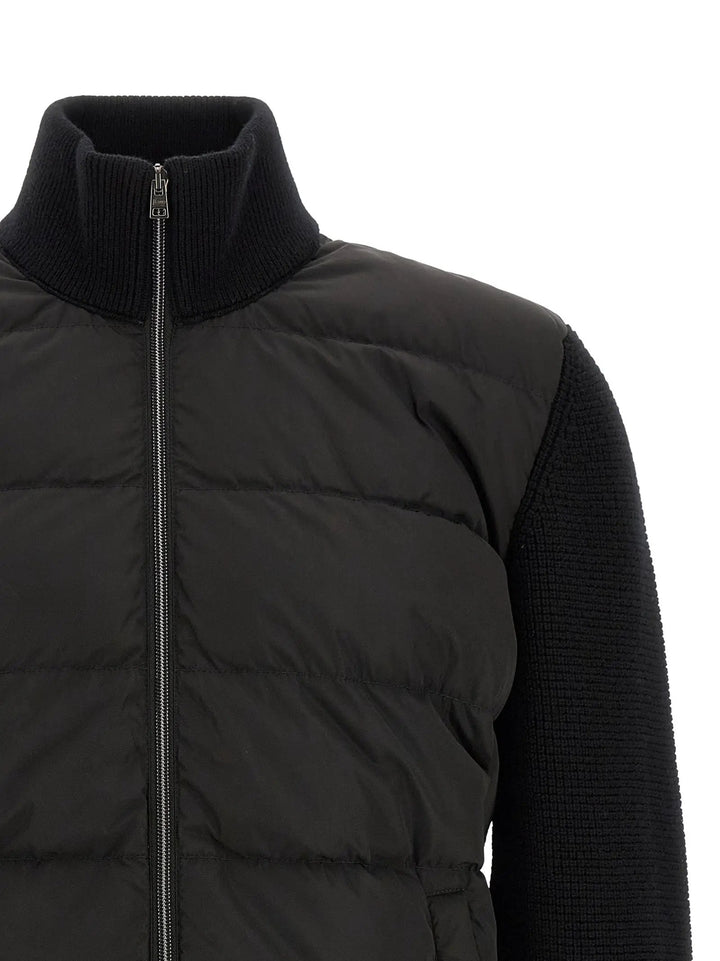Herno Sample Sale | Herno Black Wool Full-Length Jacket - | Designer outlet