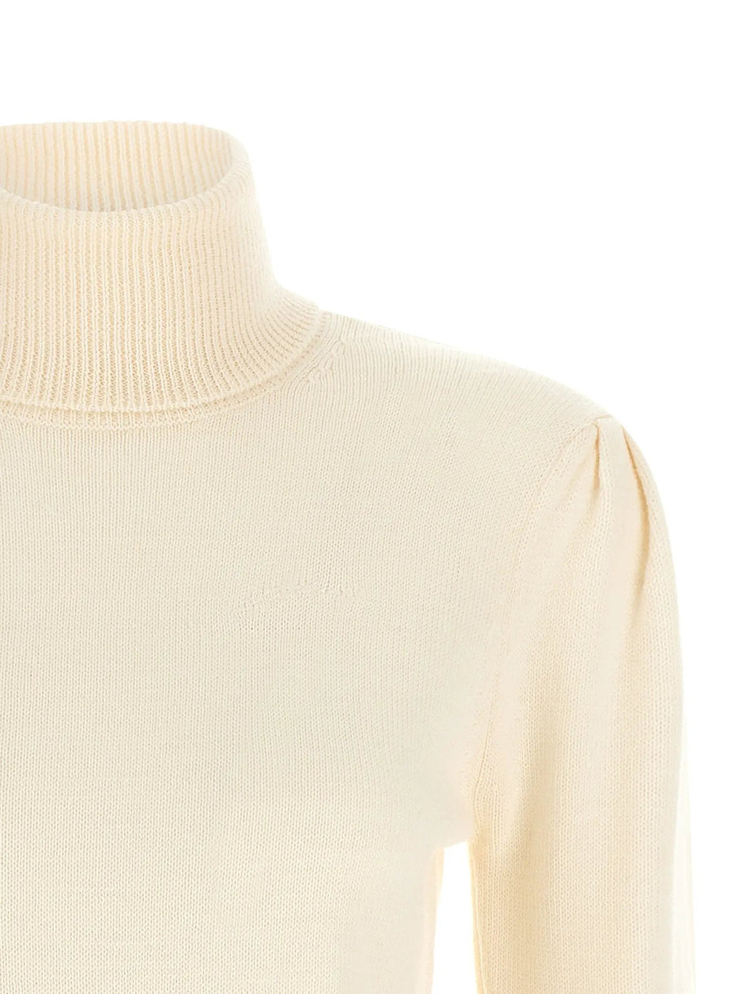 Ganni Sample Sale | Ganni White Merino Wool Cardigan - | Designer outlet