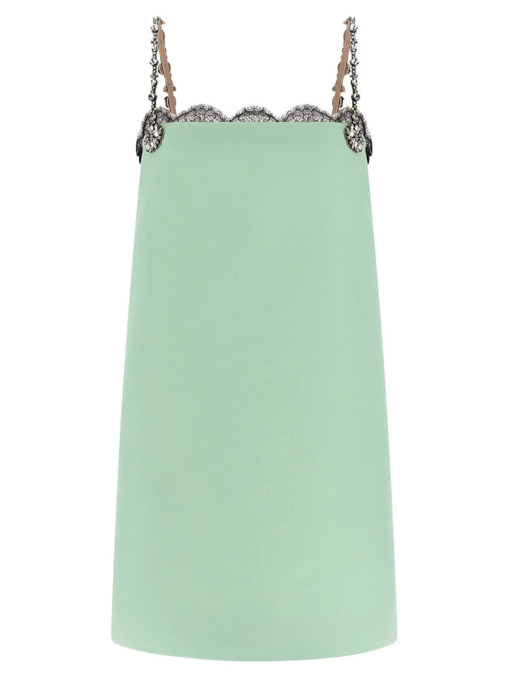 Valentino Garavani Sample Sale | Valentino Garavani Bicolor Virgin Wool Short Dress - | Designer outlet