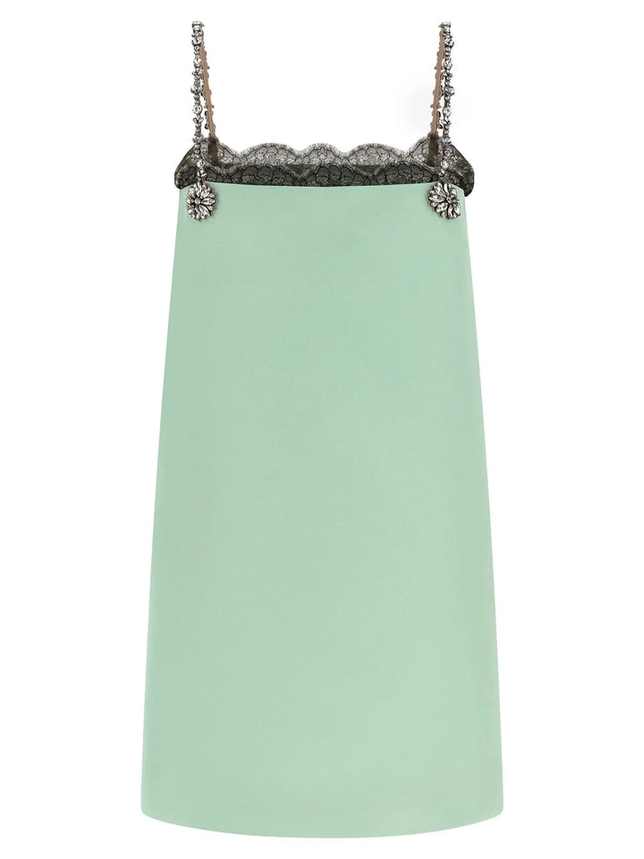 Valentino Garavani Sample Sale | Valentino Garavani Bicolor Virgin Wool Short Dress - | Designer outlet