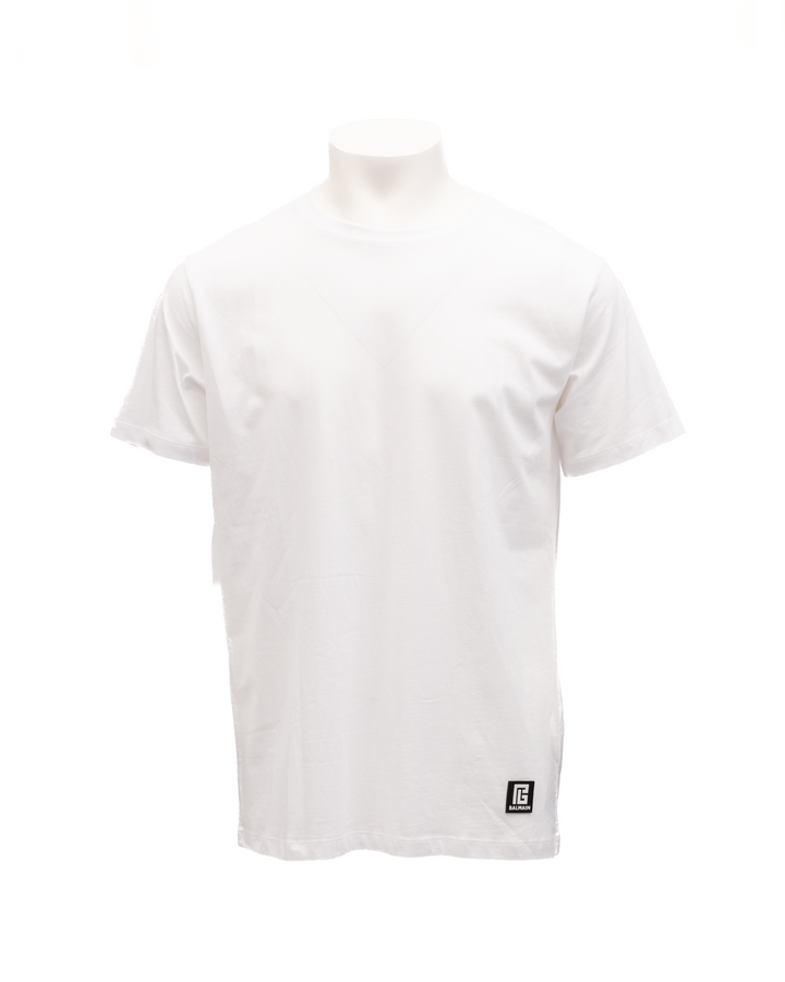 Balmain Sample Sale | Balmain White Cotton T-Shirt - | Designer outlet