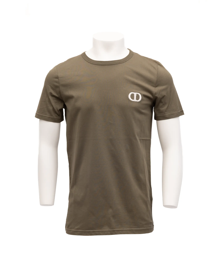 Balmain Sample Sale | Balmain Green Cotton T-Shirt - | Designer outlet