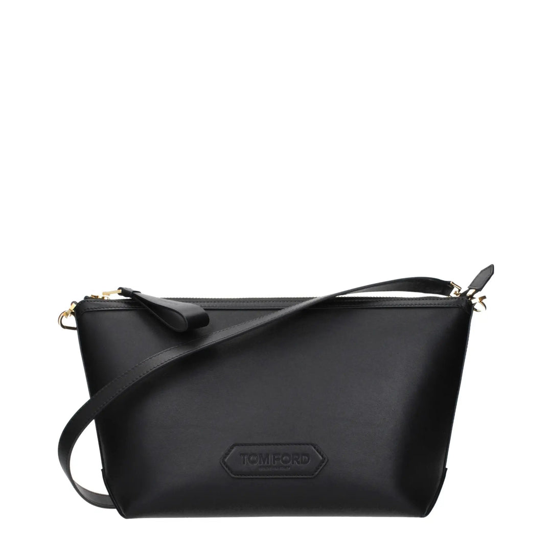 Tom Ford Sample Sale | Tom Ford Black Leather Crossbody Bag - | Designer outlet