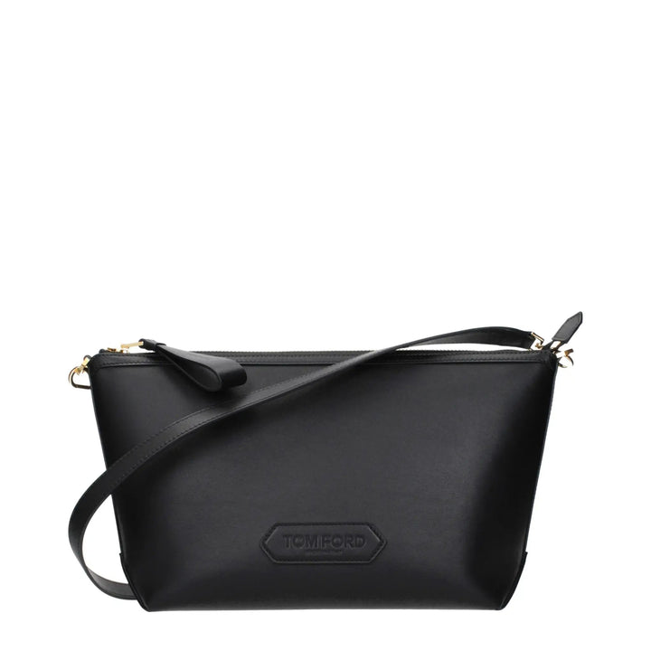 Tom Ford Sample Sale | Tom Ford Black Leather Crossbody Bag - | Designer outlet