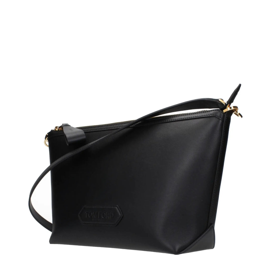 Tom Ford Sample Sale | Tom Ford Black Leather Crossbody Bag - | Designer outlet