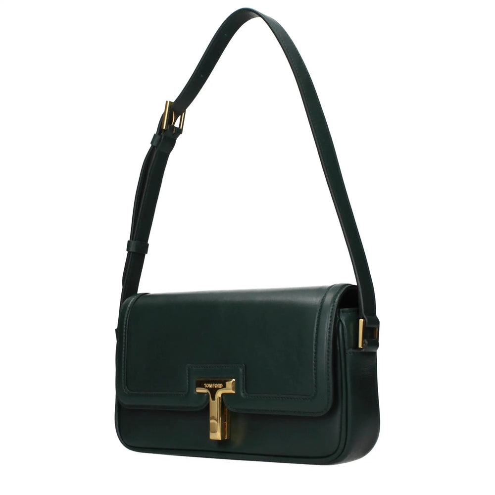 Tom Ford Sample Sale | Tom Ford Green Leather Shoulder Bag - | Designer outlet