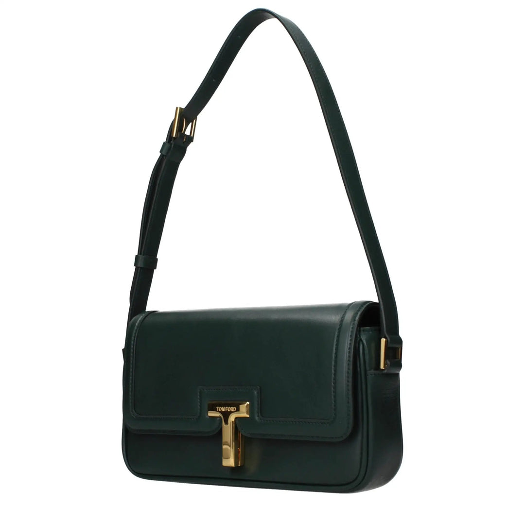 Tom Ford Sample Sale | Tom Ford Green Leather Shoulder Bag - | Designer outlet