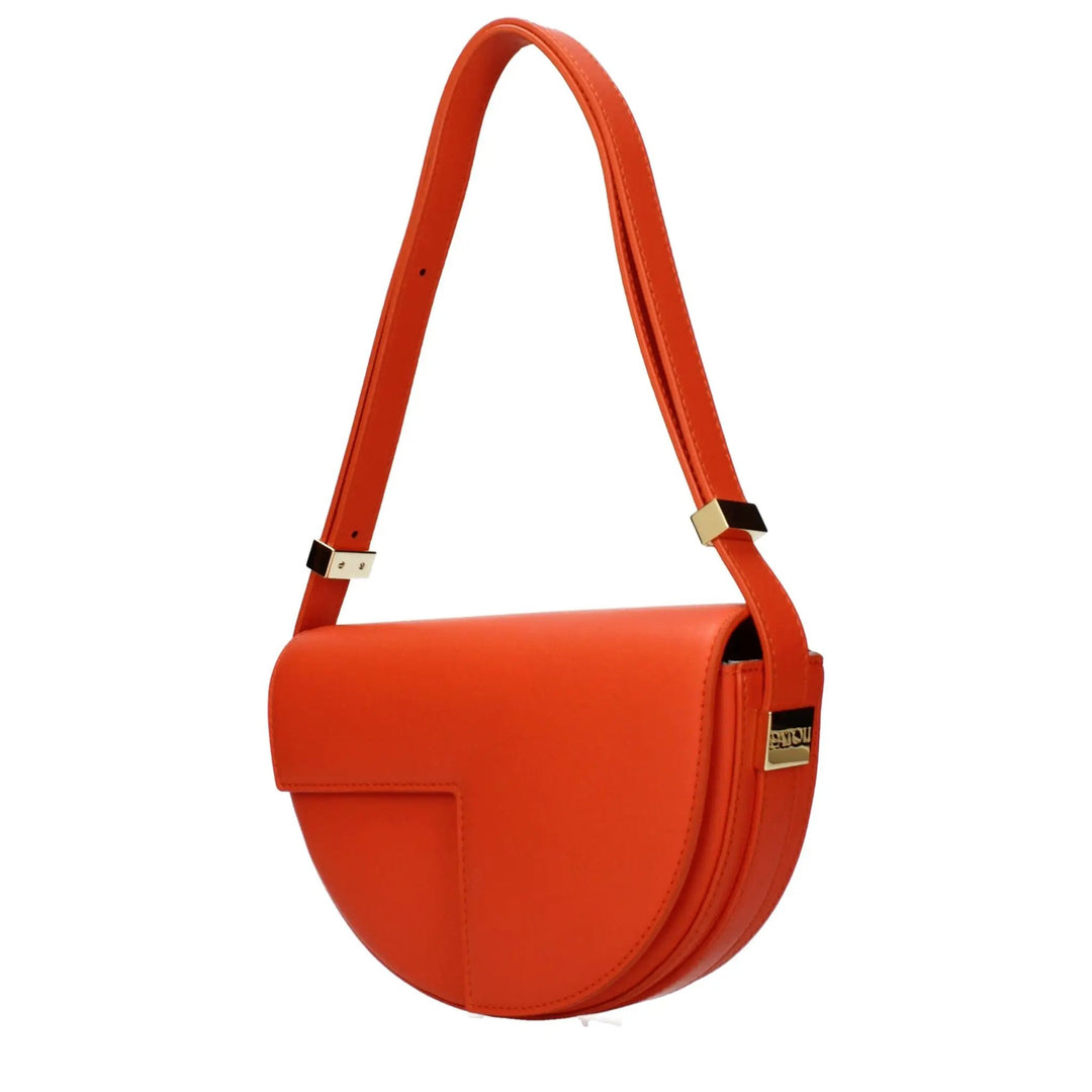 Patou Sample Sale | Patou Orange Leather Shoulder Bag - | Designer outlet