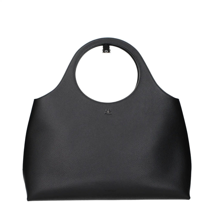 Courrèges Sample Sale | Courrèges Black Leather Handbag - | Designer outlet
