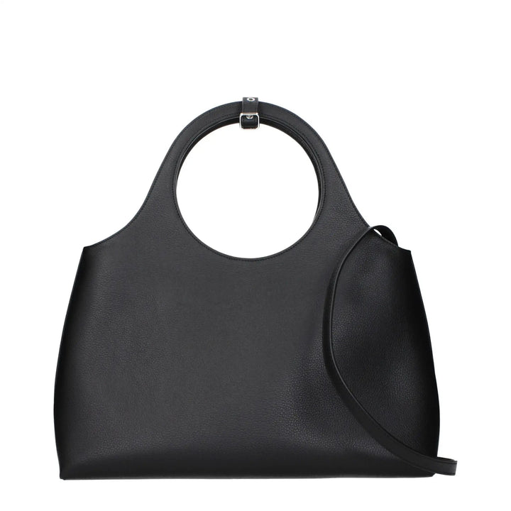 Courrèges Sample Sale | Courrèges Black Leather Handbag - | Designer outlet
