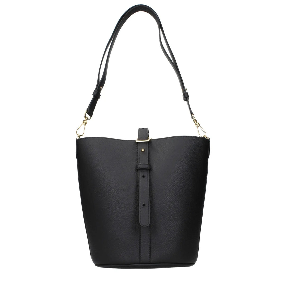 Patou Sample Sale | Patou Black Leather Crossbody Bag - | Designer outlet