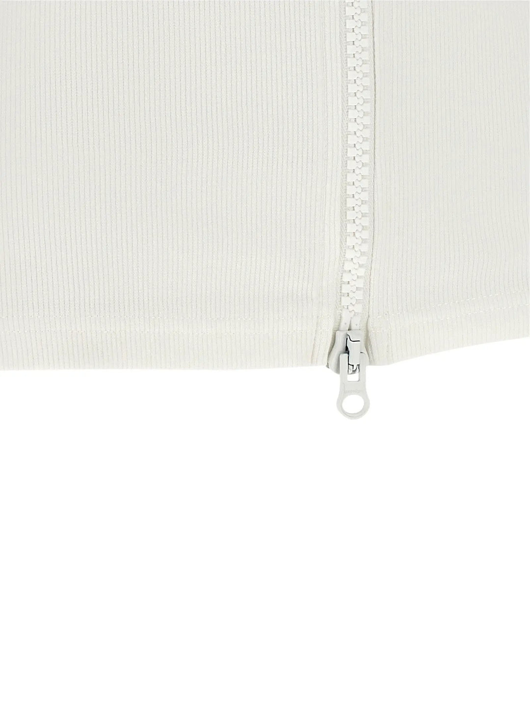 Courrèges Sample Sale | Courrèges White Cotton Sleeveles T-Shirt - | Designer outlet