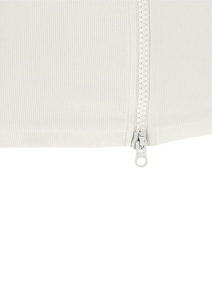 Courrèges Sample Sale | Courrèges White Cotton Sleeveles T-Shirt - | Designer outlet