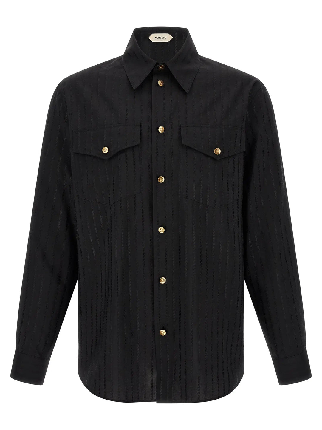 Versace Sample Sale | Versace Black Cotton Blouse - | Designer outlet