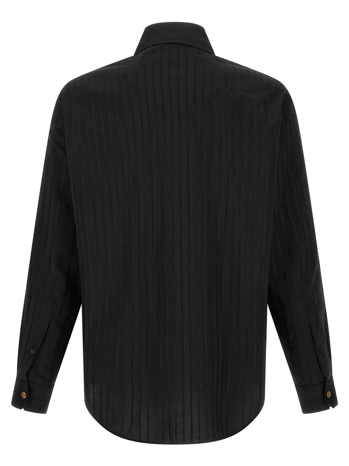 Versace Sample Sale | Versace Black Cotton Blouse - | Designer outlet