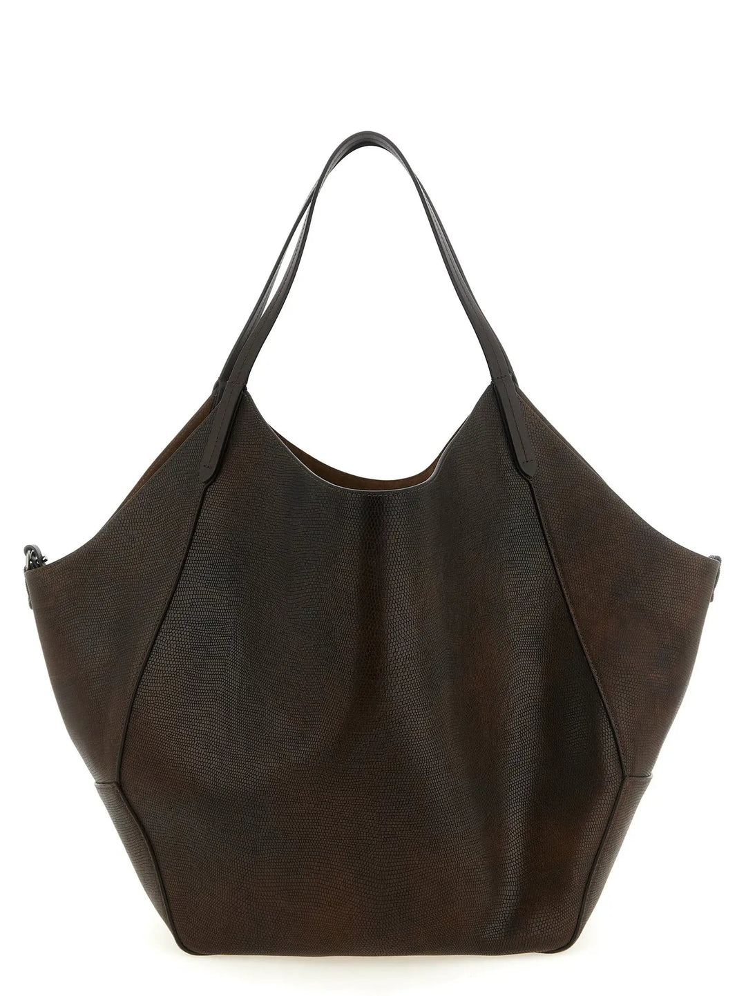 Brunello Cucinelli Sample Sale | Brunello Cucinelli Brown Calfskin Tote Bag - | Designer outlet