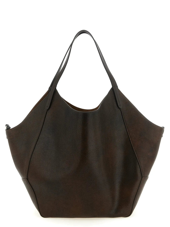 Brunello Cucinelli Sample Sale | Brunello Cucinelli Brown Calfskin Tote Bag - | Designer outlet
