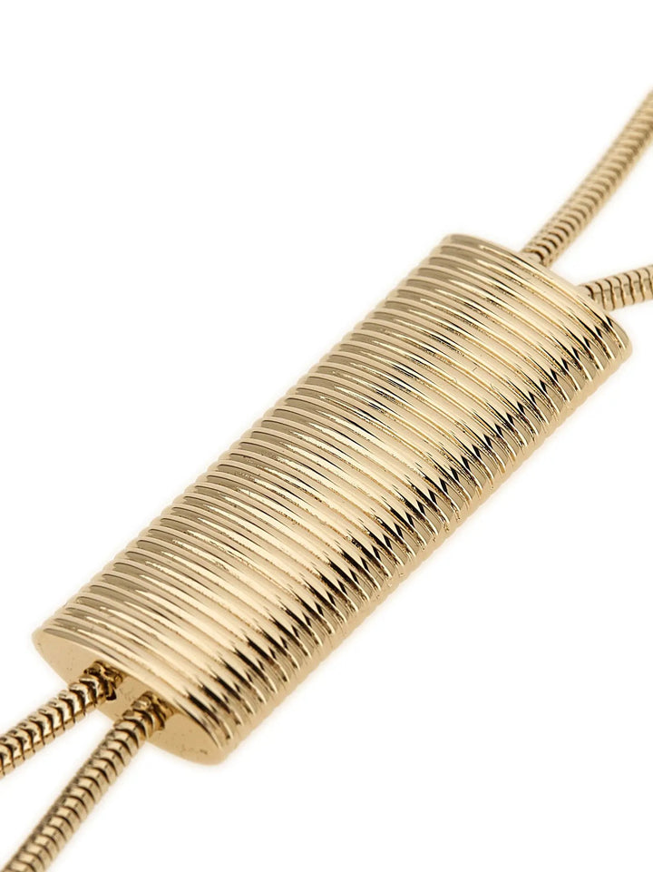 Balmain Sample Sale | Balmain Gold Brass Necklace - | Designer outlet