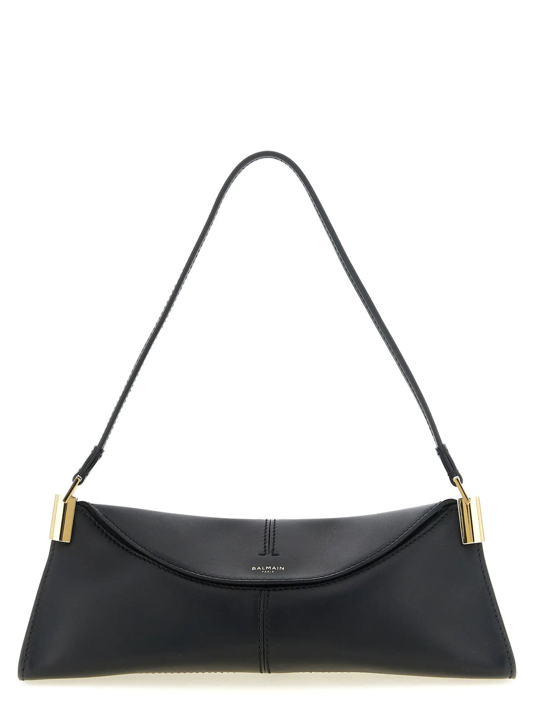 Balmain Sample Sale | Balmain Black Calfskin Shoulder Bag - | Designer outlet
