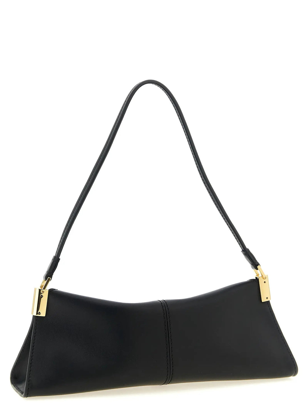 Balmain Sample Sale | Balmain Black Calfskin Shoulder Bag - | Designer outlet