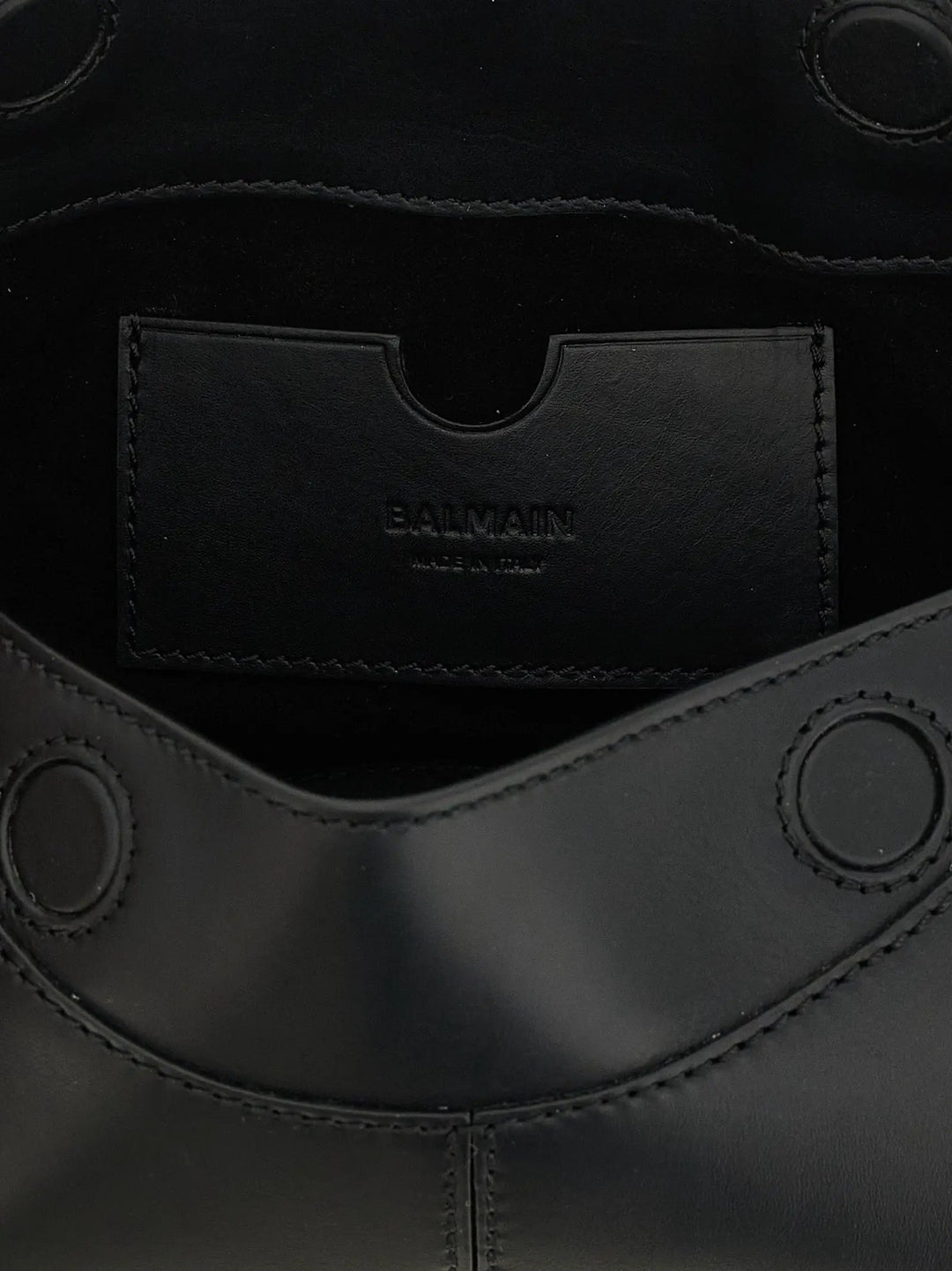 Balmain Sample Sale | Balmain Black Calfskin Shoulder Bag - | Designer outlet
