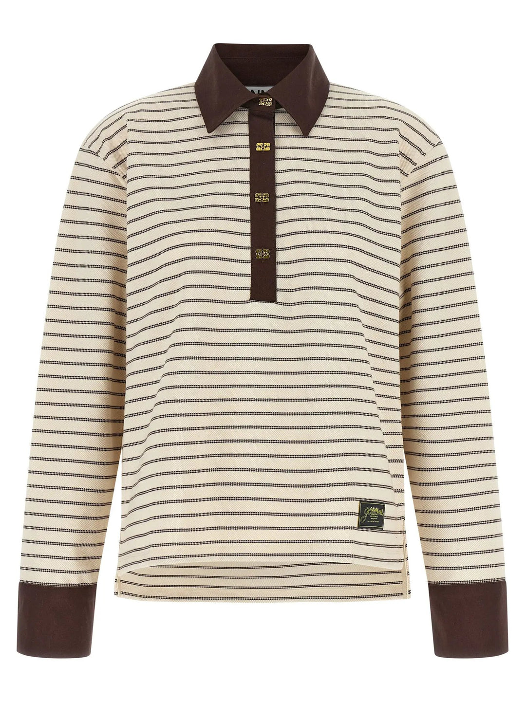 Ganni Sample Sale | Ganni Brown Cotton Cardigan - | Designer outlet