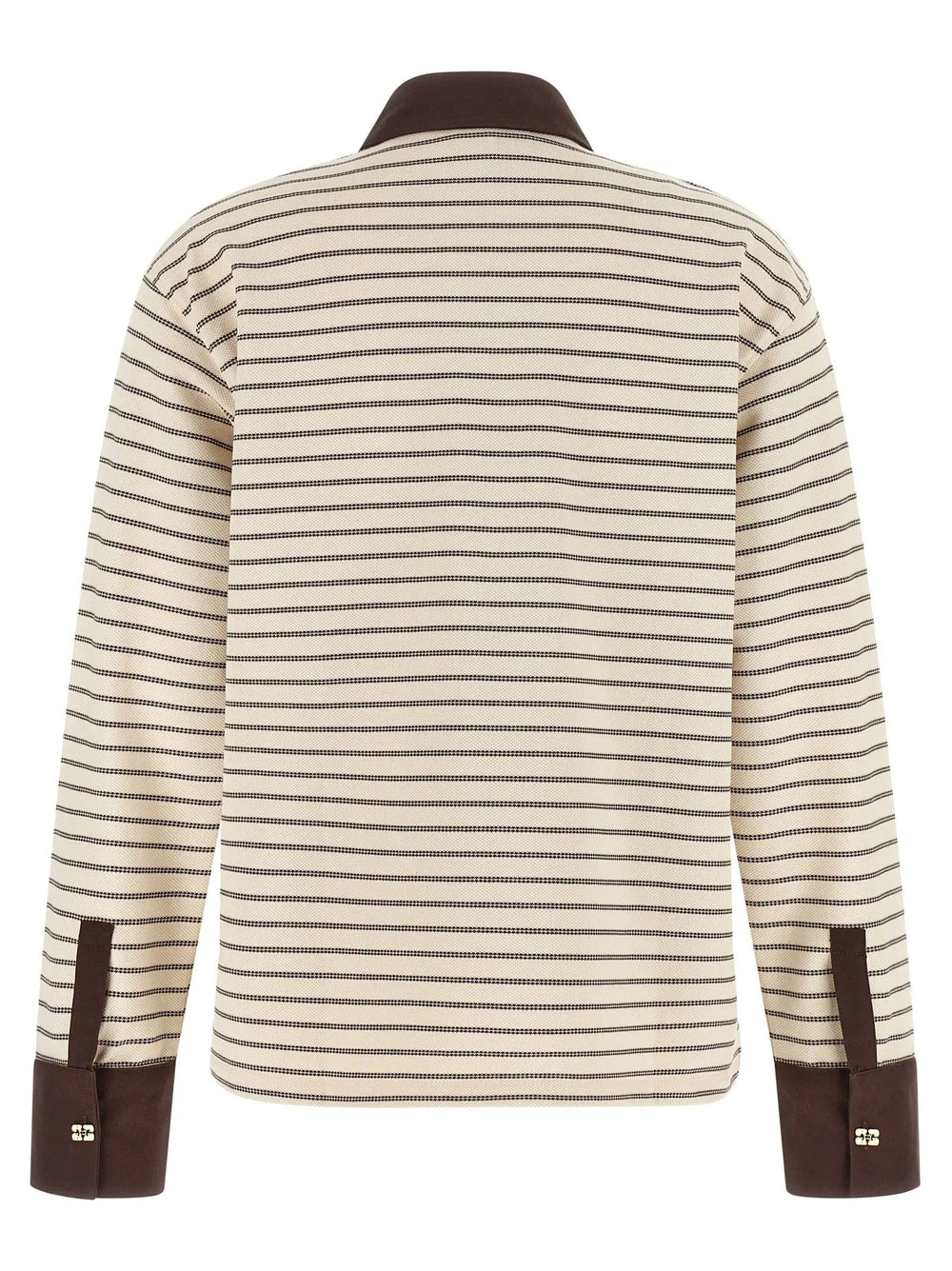 Ganni Sample Sale | Ganni Brown Cotton Cardigan - | Designer outlet