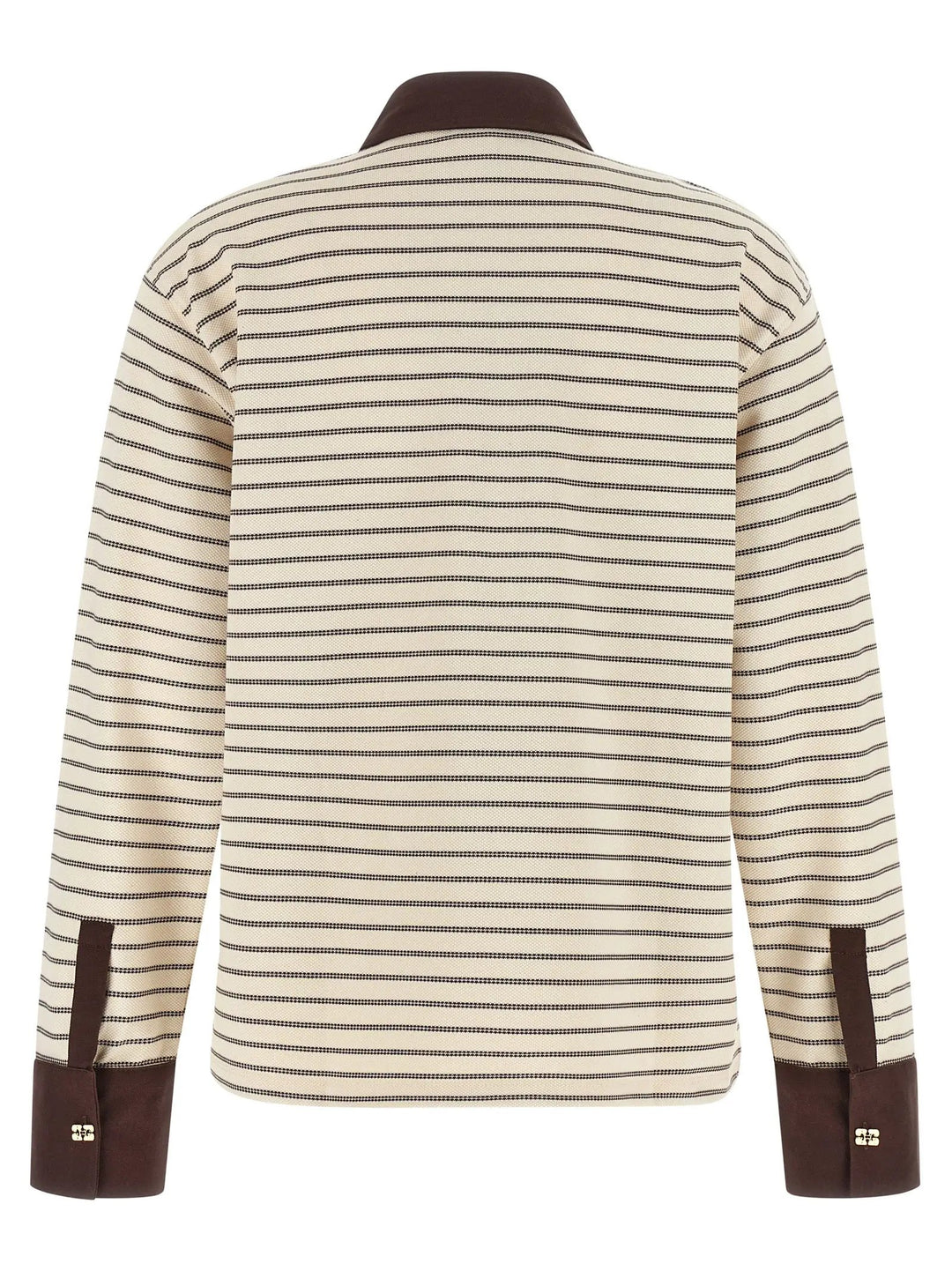 Ganni Sample Sale | Ganni Brown Cotton Cardigan - | Designer outlet