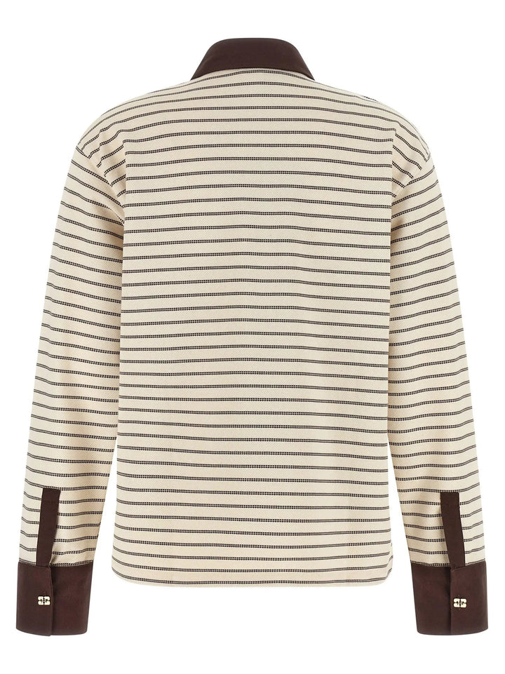 Ganni Sample Sale | Ganni Brown Cotton Cardigan - | Designer outlet