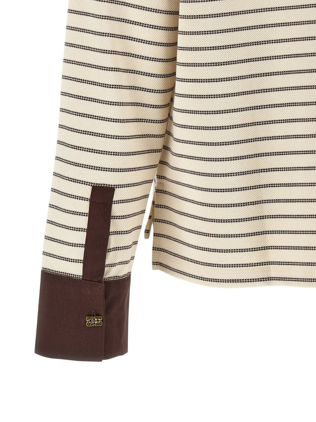 Ganni Sample Sale | Ganni Brown Cotton Cardigan - | Designer outlet