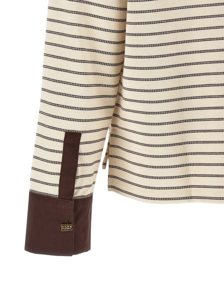 Ganni Sample Sale | Ganni Brown Cotton Cardigan - | Designer outlet