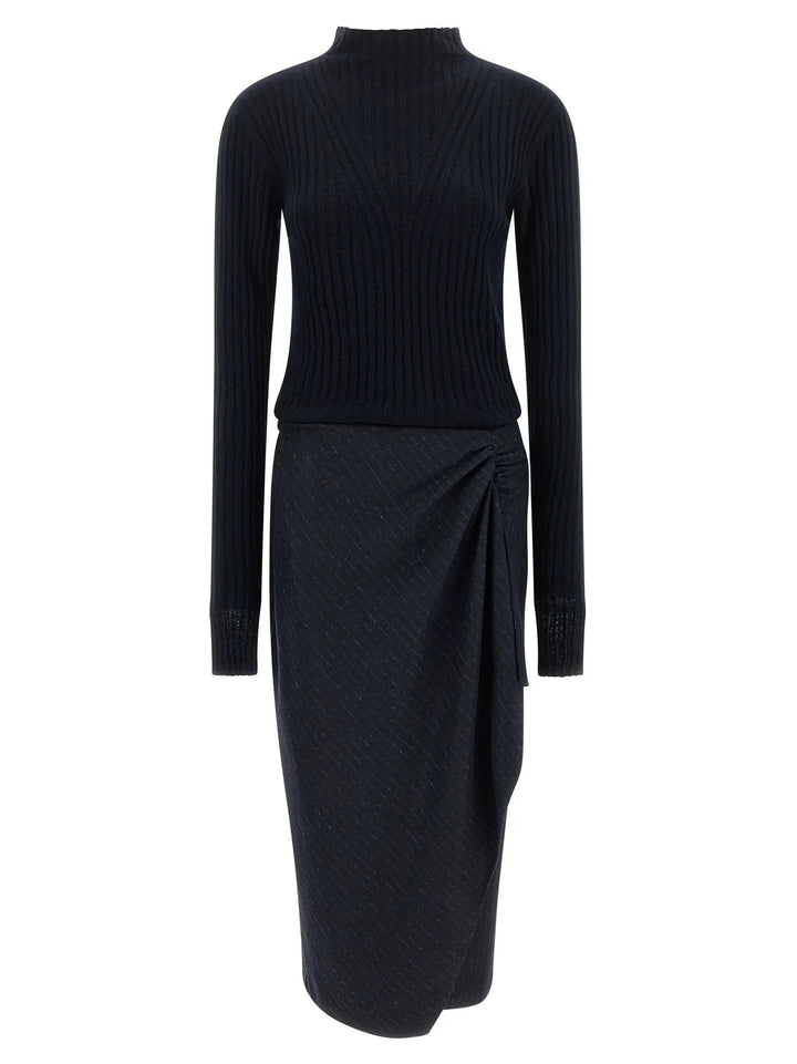 PINKO Sample Sale | PINKO Blue Polyester Midi Dress - | Designer outlet