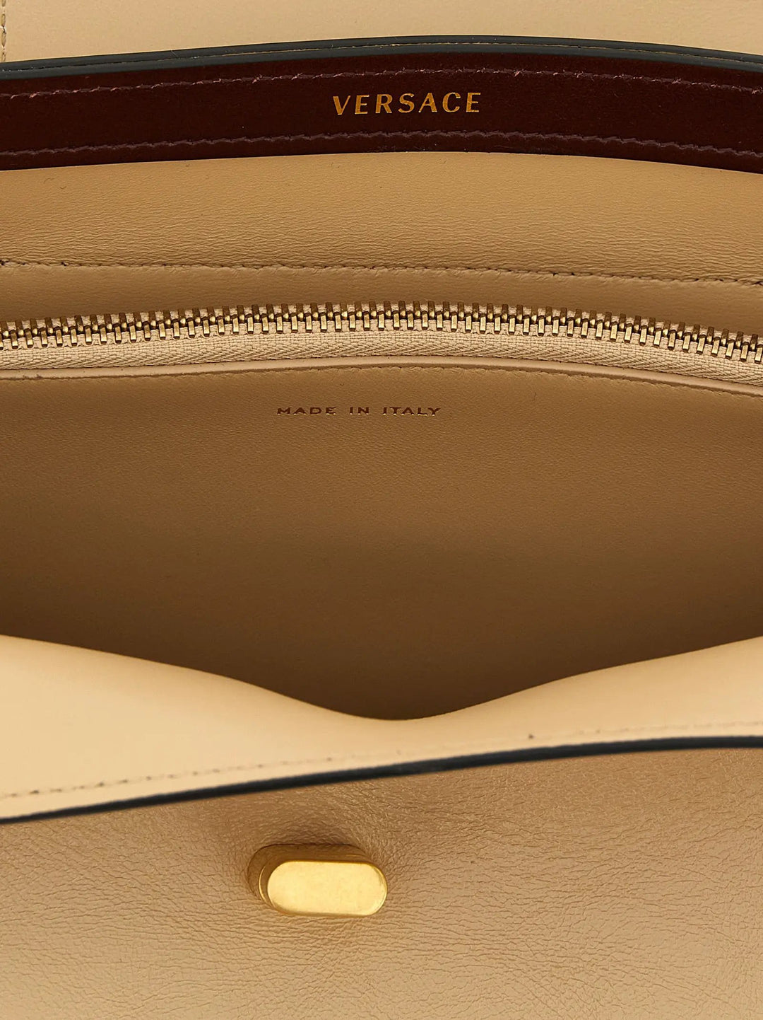Versace Sample Sale | Versace Beige Calfskin Shoulder Bag - | Designer outlet