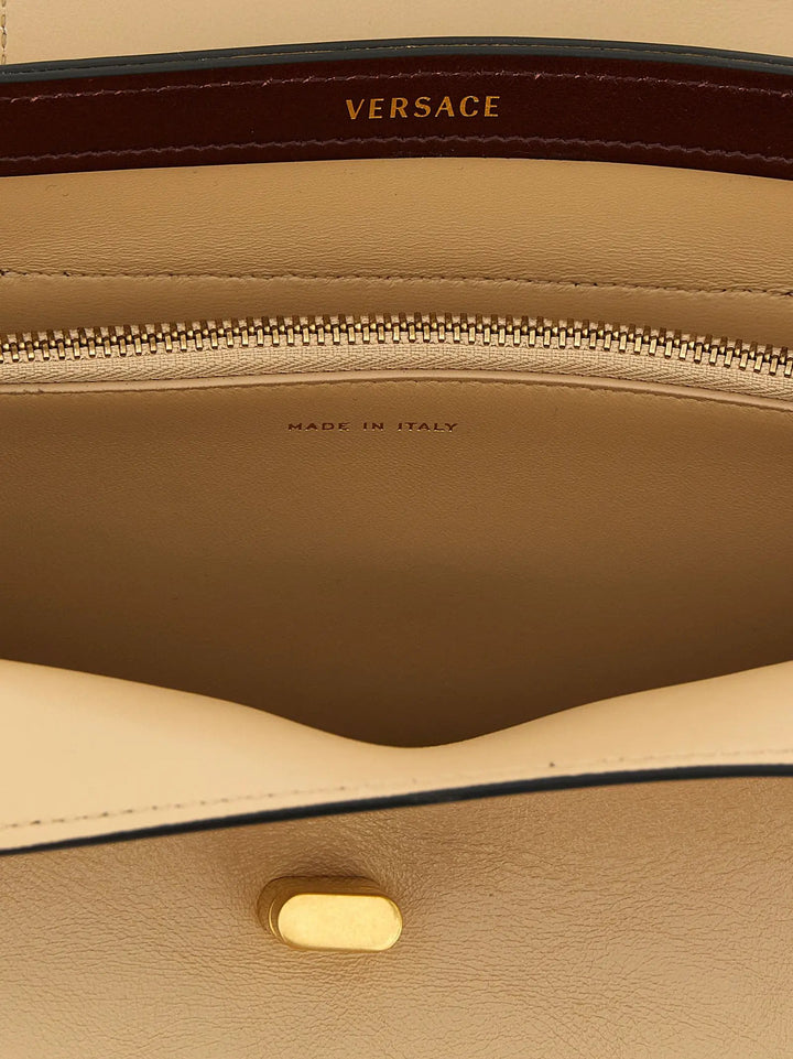 Versace Sample Sale | Versace Beige Calfskin Shoulder Bag - | Designer outlet