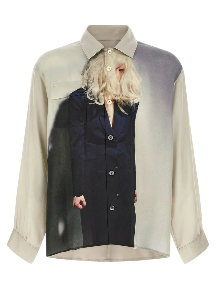 Undercover Sample Sale | Undercover Beige Rayon Blouse - | Designer outlet