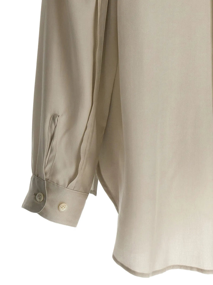 Undercover Sample Sale | Undercover Beige Rayon Blouse - | Designer outlet