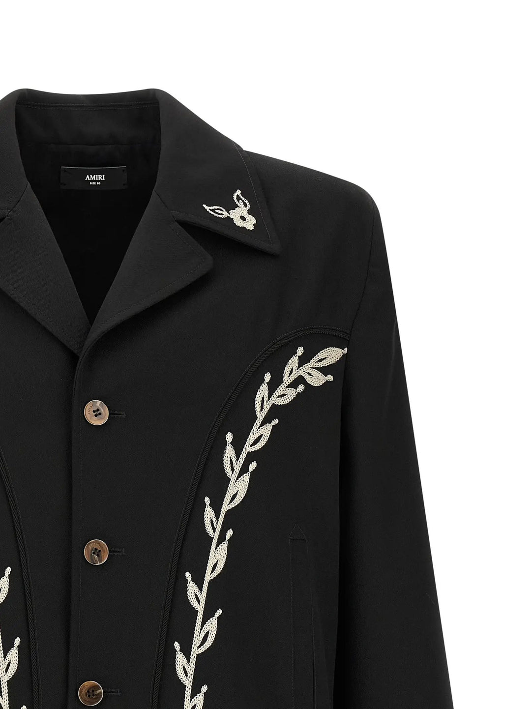 Amiri Sample Sale | Amiri Black Polyester Full-Length Jacket - | Designer outlet
