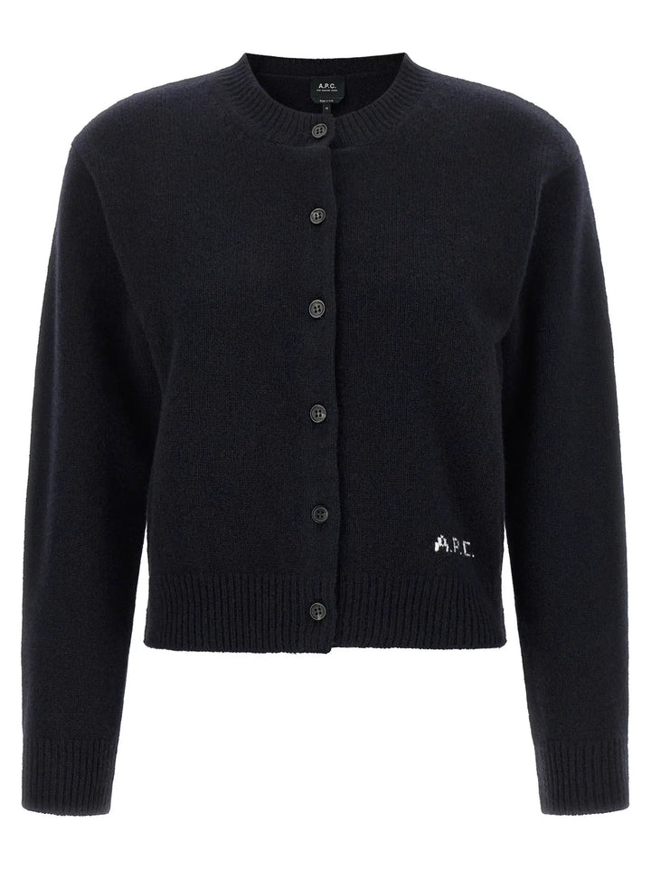 A.P.C. Sample Sale | A.P.C. Blue Wool Cardigan - | Designer outlet