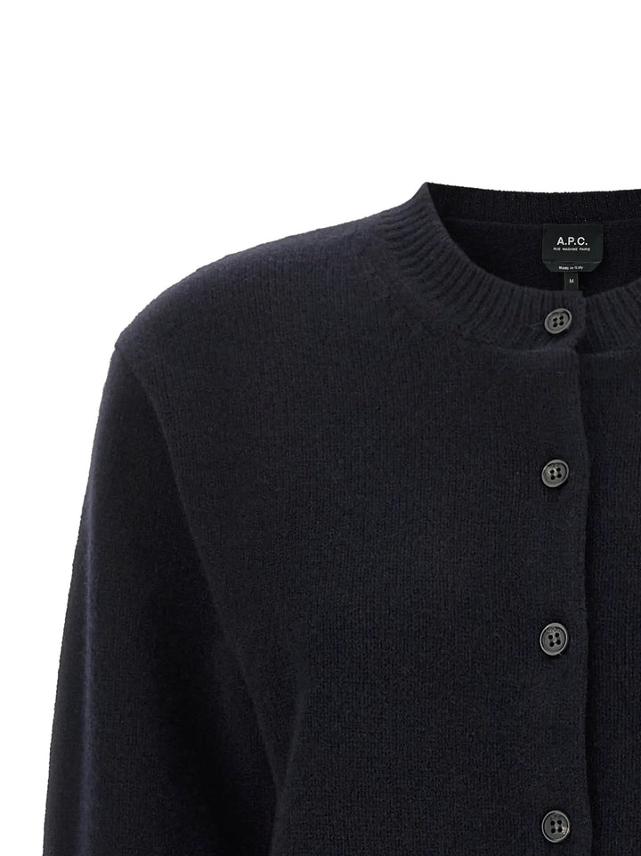 A.P.C. Sample Sale | A.P.C. Blue Wool Cardigan - | Designer outlet