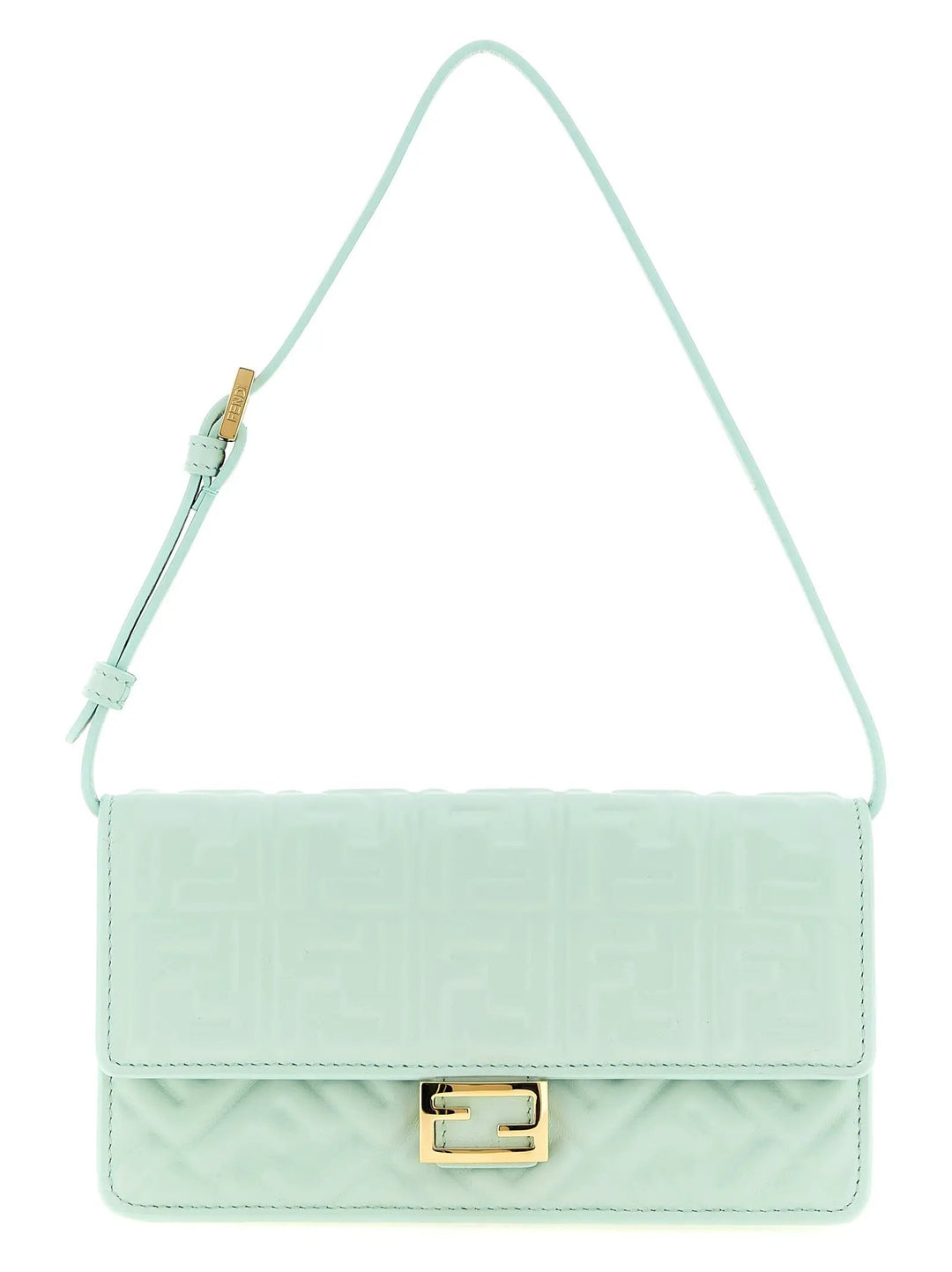 Fendi Sample Sale | Fendi Bicolor Lamb Leather Shoulder Bag - | Designer outlet