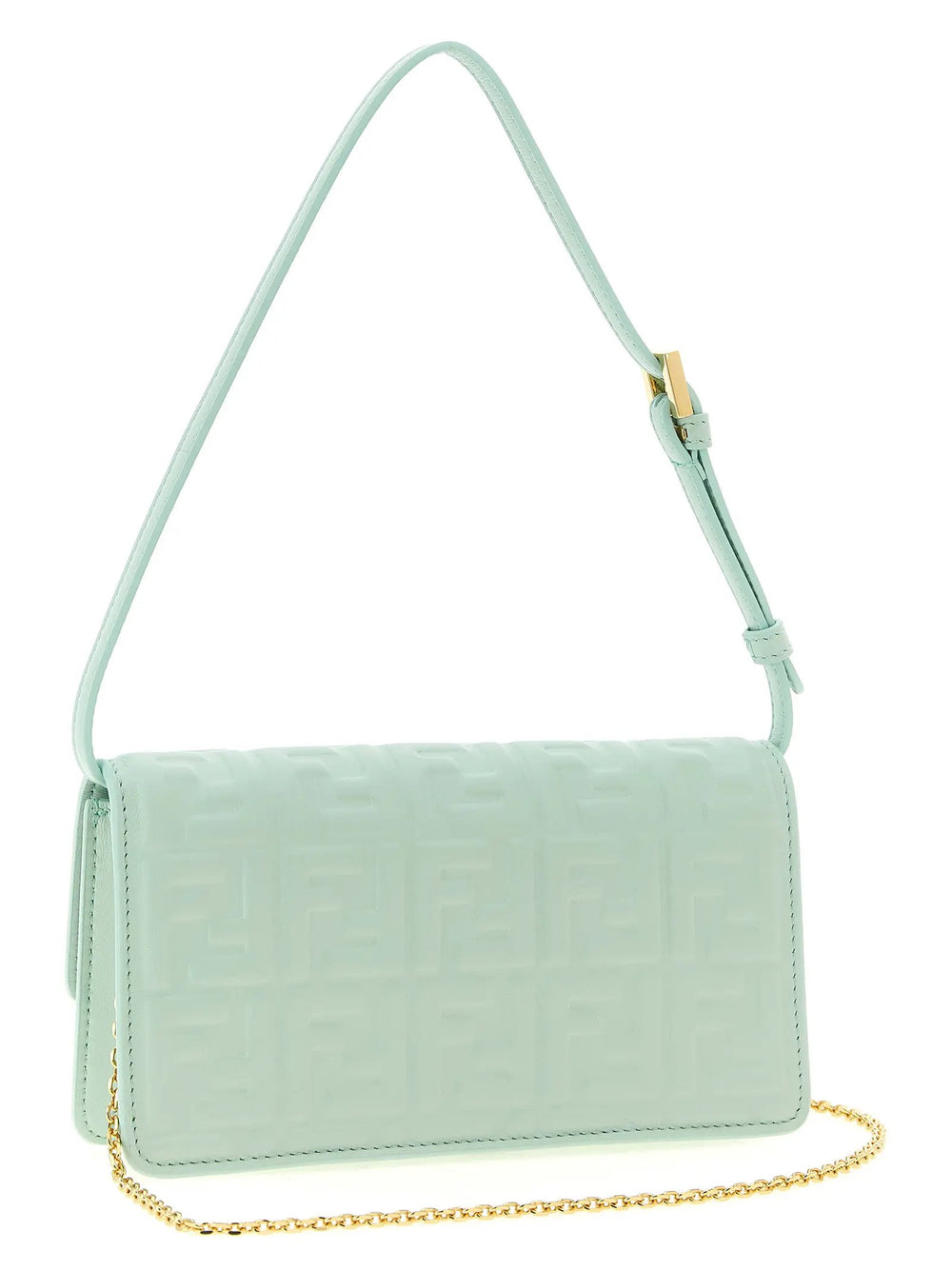 Fendi Sample Sale | Fendi Bicolor Lamb Leather Shoulder Bag - | Designer outlet