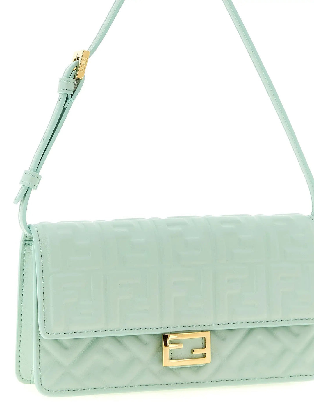 Fendi Sample Sale | Fendi Bicolor Lamb Leather Shoulder Bag - | Designer outlet