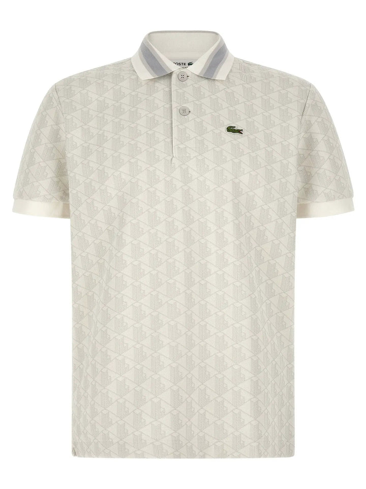 Lacoste Sample Sale | Lacoste White Polyester Polo Shirt - | Designer outlet