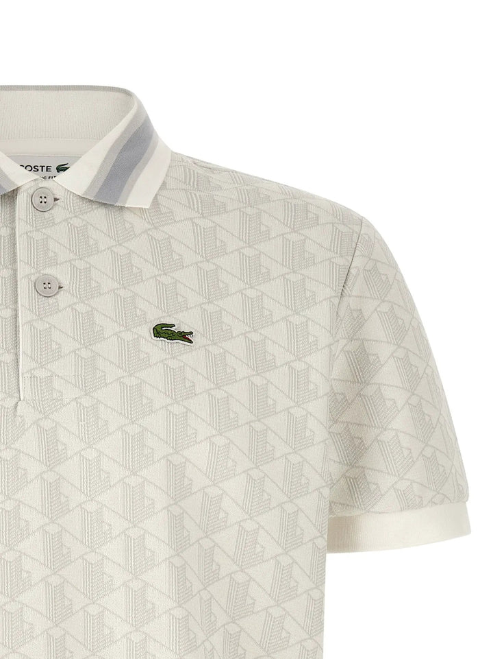Lacoste Sample Sale | Lacoste White Polyester Polo Shirt - | Designer outlet