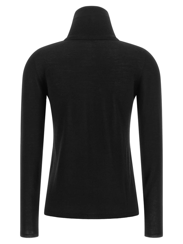 Max Mara Sample Sale | Max Mara Black Virgin Wool Cardigan - | Designer outlet