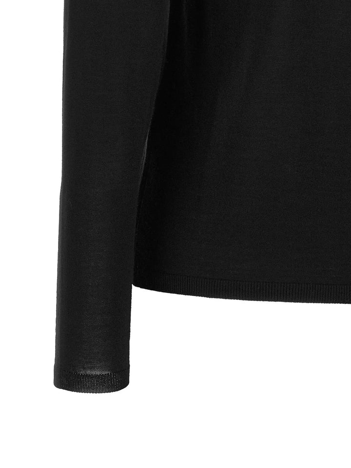 Max Mara Sample Sale | Max Mara Black Virgin Wool Cardigan - | Designer outlet