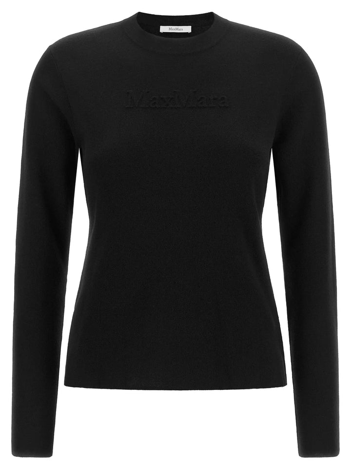 Max Mara Sample Sale | Max Mara Black Virgin Wool Cardigan - | Designer outlet