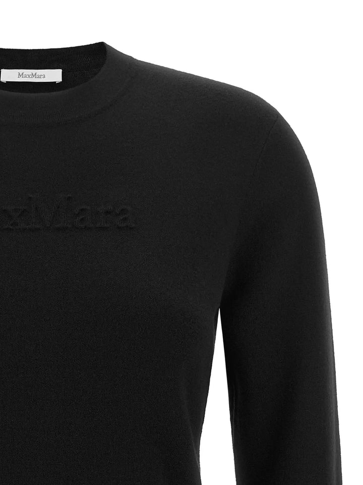 Max Mara Sample Sale | Max Mara Black Virgin Wool Cardigan - | Designer outlet
