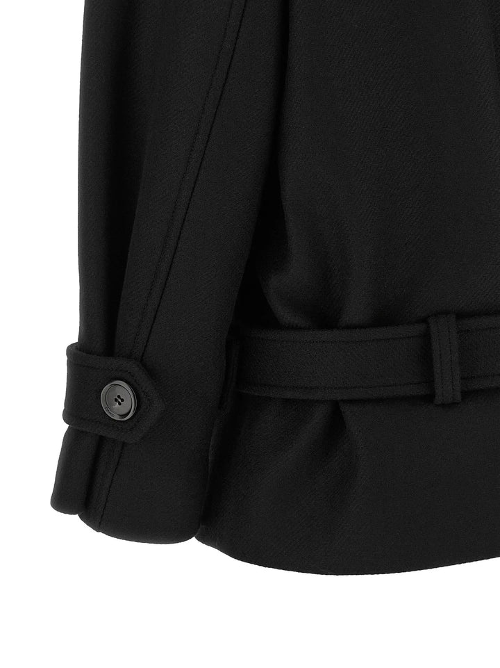 PINKO Sample Sale | PINKO Black Wool Coat - | Designer outlet