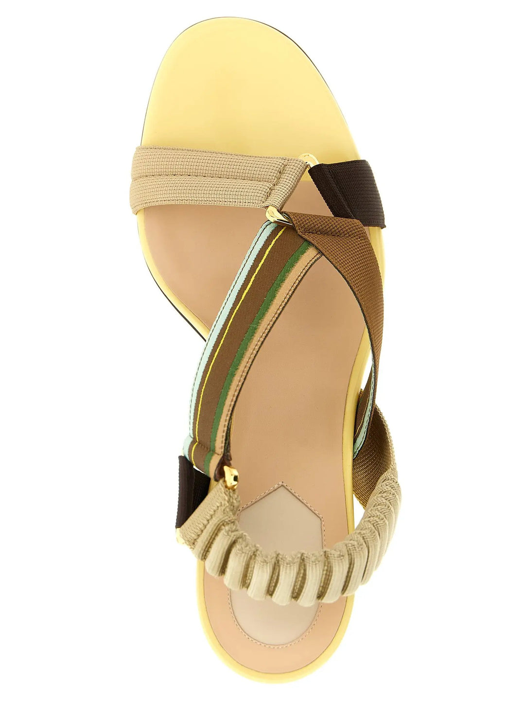 Fendi Sample Sale | Fendi Multicolor Viscose Mid Heel Pumps - | Designer outlet